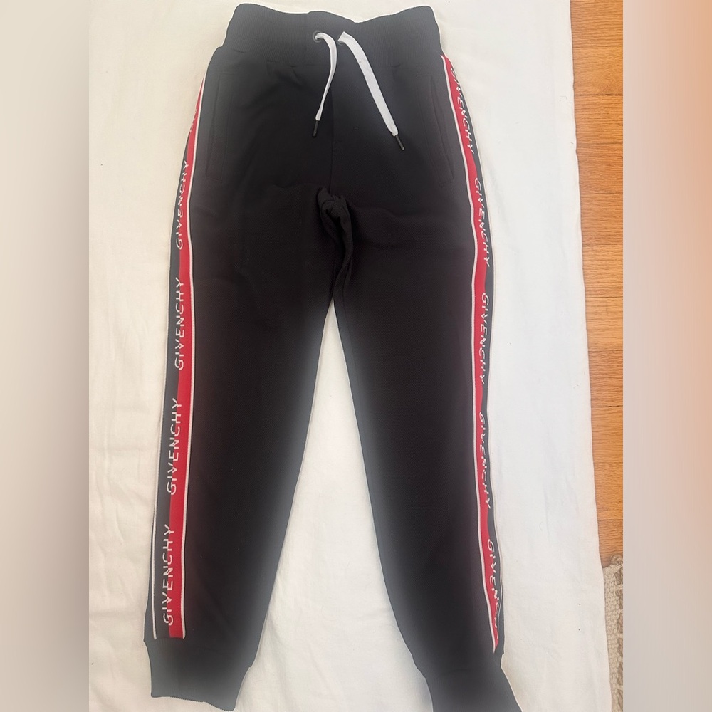 Givenchy Kids logo-trim joggers